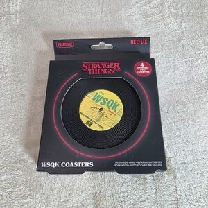 Paladone Stranger Things WSQK Coasters 4pk PVC 10cm / 3.9"
